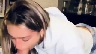 Sucking big cock