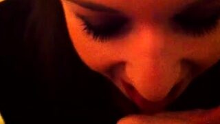 Czech amateur blowjob and fucking POV in public