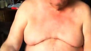 grandpa stroke on webcam