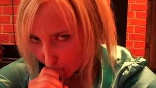 Nasty bombshell Paris Diamond gets wild cunt ride