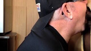 Real IR gloryhole DILF barebacked