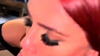 Big butt Redhead Silvia Camps riding a big Cock