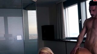 Blonde milf picked up in public by Casanova