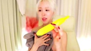 Busty blonde Hitchhiking teen strips and masturbates