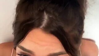 Delirious brunette whore riding big cock hardcore