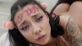 Phat Booty Gets Hammered in Prone by Huge BBC