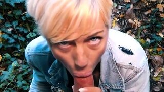Tattooed blonde filmed at a real sex meeting
