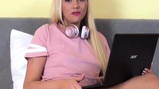 Trained girl surprised with anal sex