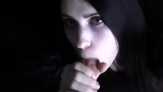 Amateur Blowjob with Cumshot Facial