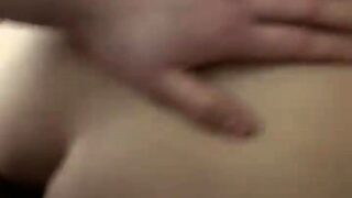 Raw POV anal sex pounding her big white ass doggystyle